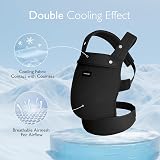 Momcozy Baby Carrier 3-24M Air Mesh Black 64-127cm Waist 3.2-20kg view 2