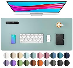 Aothia Leather Desk Pad Protector, Mouse