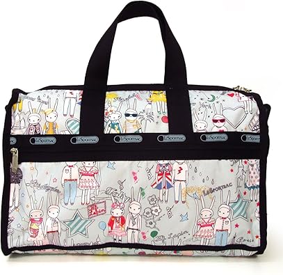 Amazon アウトレット品 レスポートサック バッグ Lesportsac Medium Weekender ミディアムウィークエンダー 7184 フィフィラビット レディース 並行輸入品 B22 並行輸入品 Lesportsac レスポートサック ショルダーバッグ