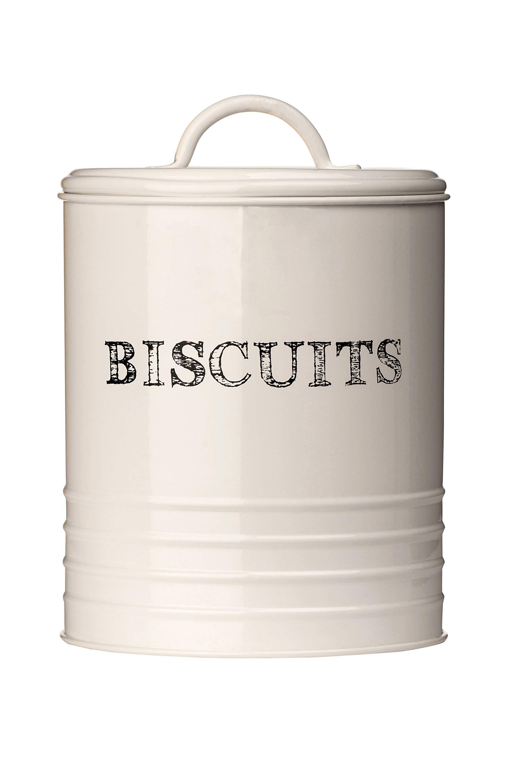 Premier Housewares Sketch Biscuit Canister - Cream