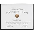Lawrence Frames 8.5x11 Simply Black Picture Frame