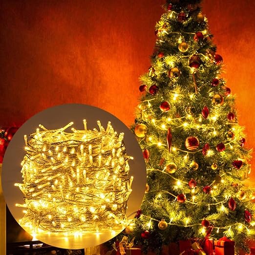 luces navidad exterior ulinek 100m 500led guirnalda luces arbol navidad 2020 version mejorada ip44 8 modos luce cadena luz led decoracion para