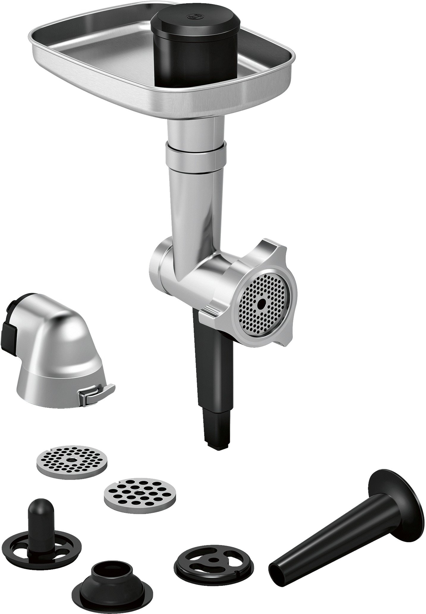 Bosch MUZ9HA1 Lifestyle Set Hunting Adventure, Meat Mincer, Sausage Mincer, Kebab Attachment, Perforated Discs 3.5-8 mm for Optimum Food Processors