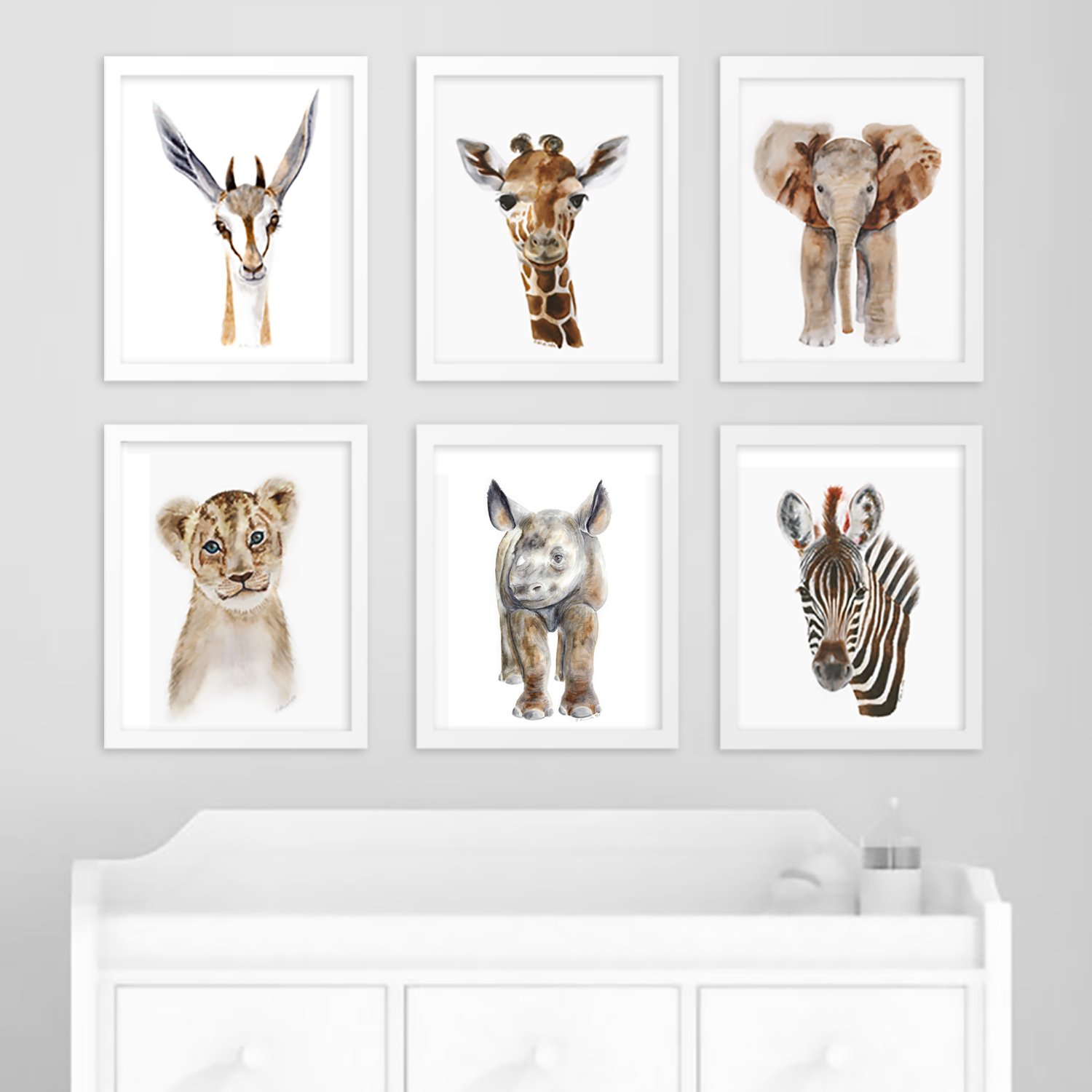 jungle nursery prints