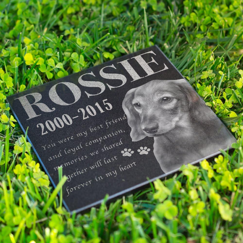 personalized dog headstone