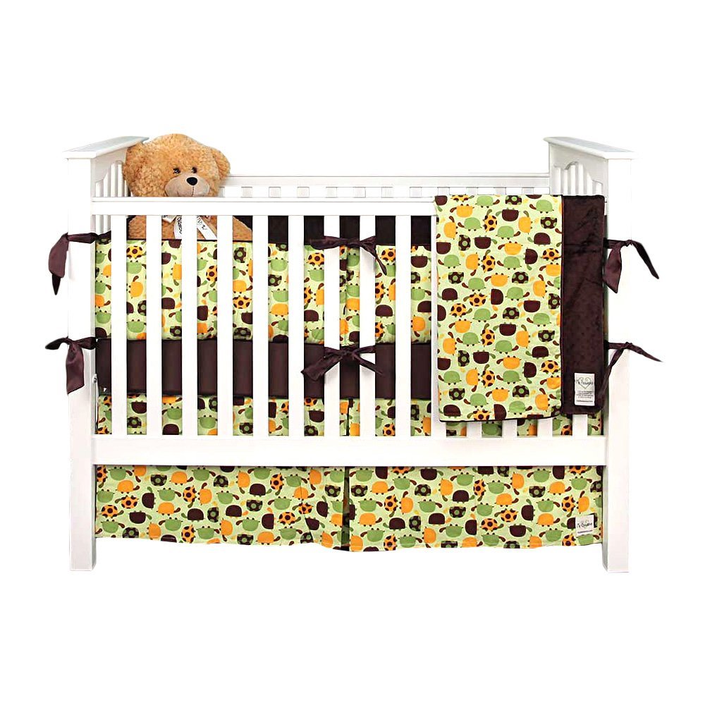 lime green crib bedding