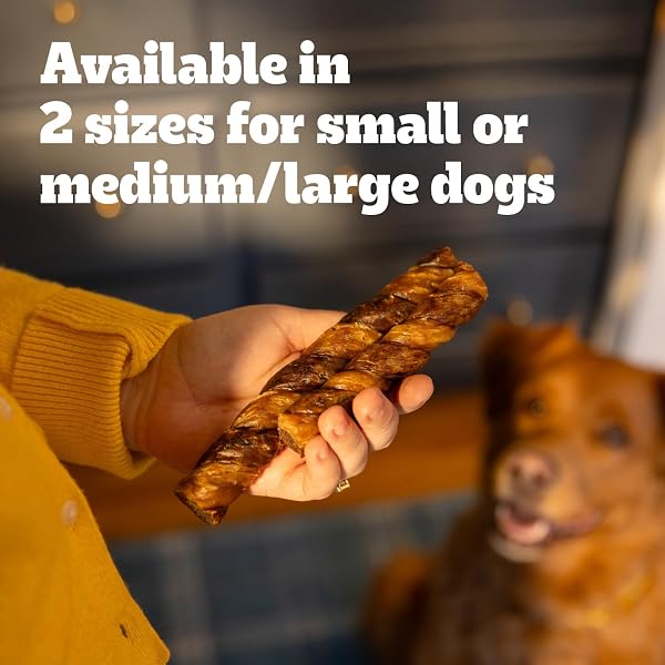 PEDIGREE TWISTY CHEWS SMALL LONG-LASTING DOG TREATS CHICKEN & BEEF FLAVOR, 9.17 OZ. POUCH, PACK OF 4 (40 COUNT)