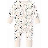 ITSY BITSY BOUTIQUE Viscose Bamboo Baby Pajamas - Boys and Girls Footie Sleeper Convertible 2-Way Zipper Sleeper