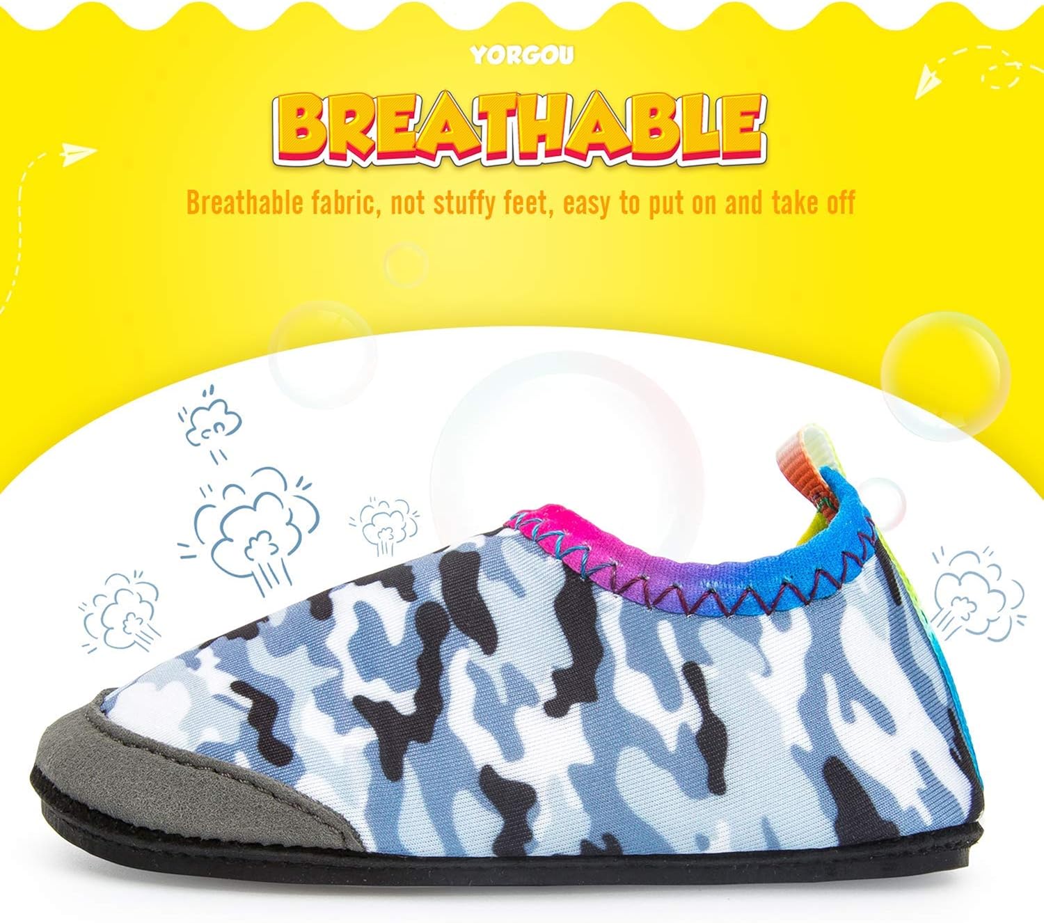 Yorgou Chaussures Aquatiques Enfants Chaussures Deau Bebe Sechage Rapide Chaussures Aqua Pour Piscine Plage Garcons Filles Chaussures Bebe Chaussures Et Sacs Psicologoentarragona Es