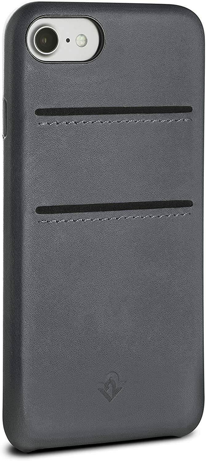 Twelve South 12-1723 Relaxed Leather Case Cover with Pockets for iPhone 7 - Earl Grey