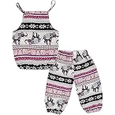 Baby Girls Boho Elephant Tops Harem Pants 2 Piece Outfits
