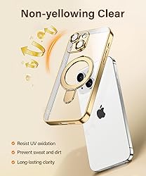 CAPRARO for iPhone 15 Case with Magnetic Stand