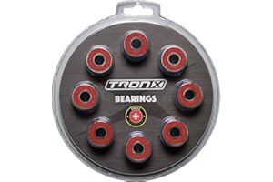 TronX 16-Pack Inline Hockey Bearings (Swiss Lite) Black