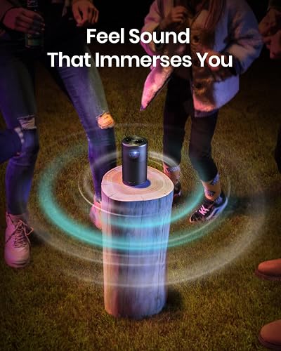Anker Nebula Capsule II With Adjustable Tripod Stand, Compact, Aluminum Alloy Portable Projector...
