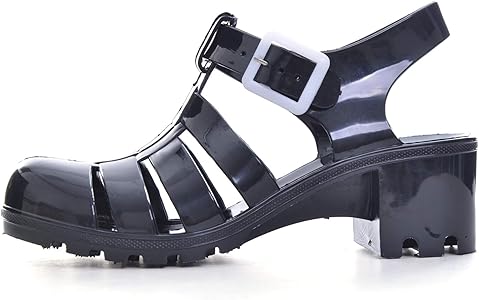 strappy jelly sandals womens