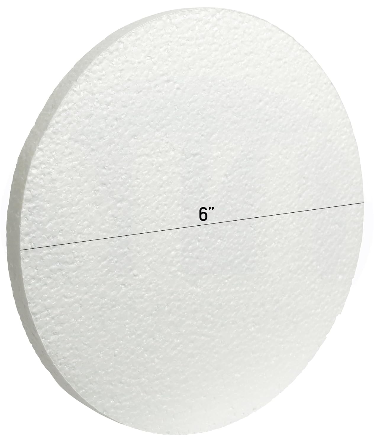Amazon.com: White Circle EPS Foam Craft 1/2 in Thick Discs by MT Products (4 Inch x 1/2 Inch)(15 Pieces): Arts, Crafts & Sewing