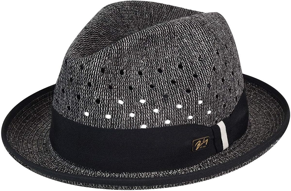 Bailey of Hollywood Mens Summer Trilby Fedora Hat Amazon.co.uk