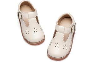 Kiderence Toddler Girls Mary Jane Dress Shoes Little Girls School Oxford Flats