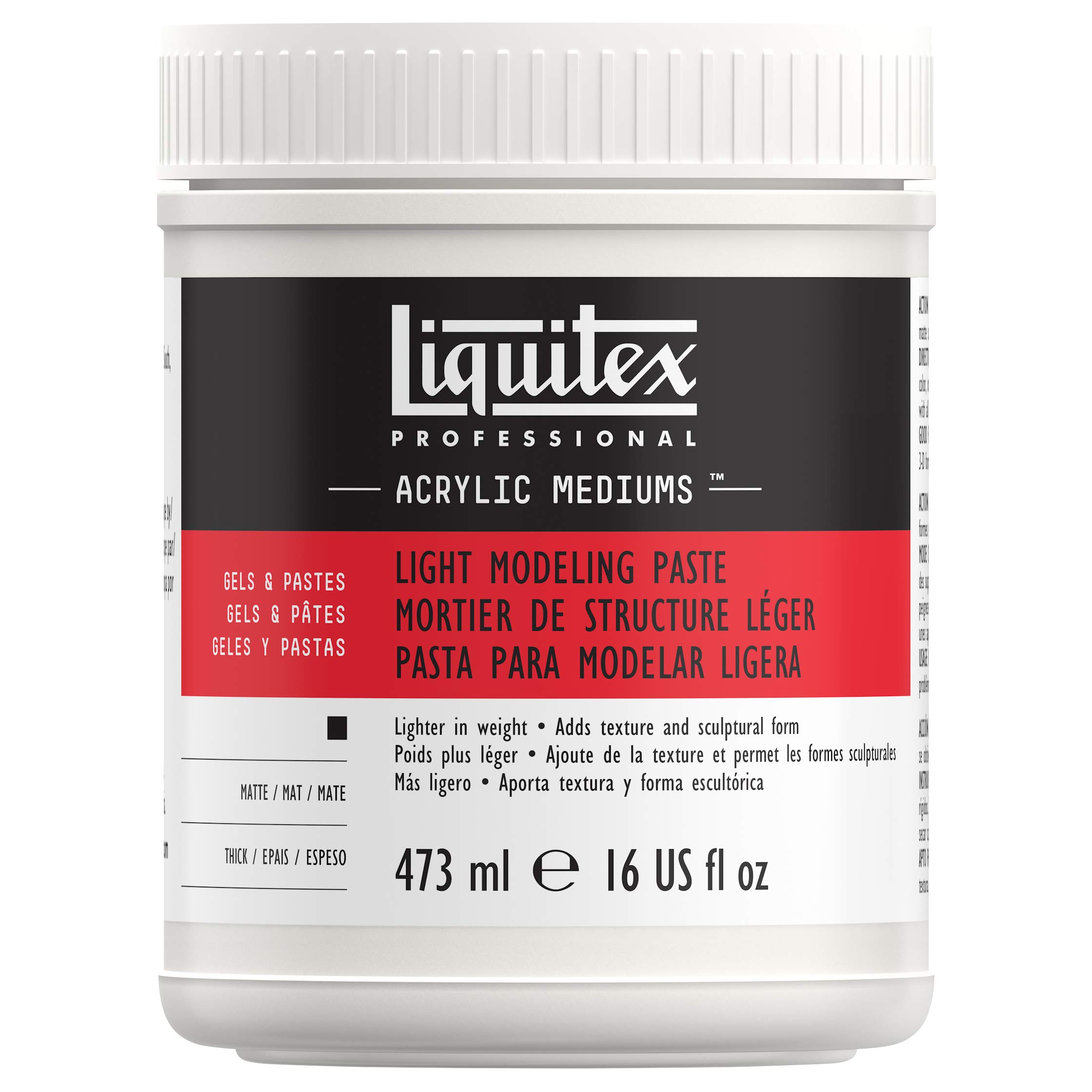 Liquitex Professional 6816 Light Modelling Paste, 473 ml