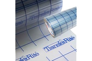 GREENSTAR TransferRite Application Transfer Tape Self Adhesive Clear w/Grid for Alignment 24" x 10yd