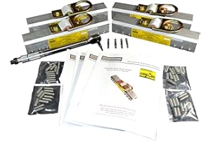 STANDING SEAM ROOF ANCHOR Fall Protection Distributors LLC SSRA1 4 Piece ProPack - OSHA/ANSI Certified Standing Seam Roof Fall Protection Kit for Safety
