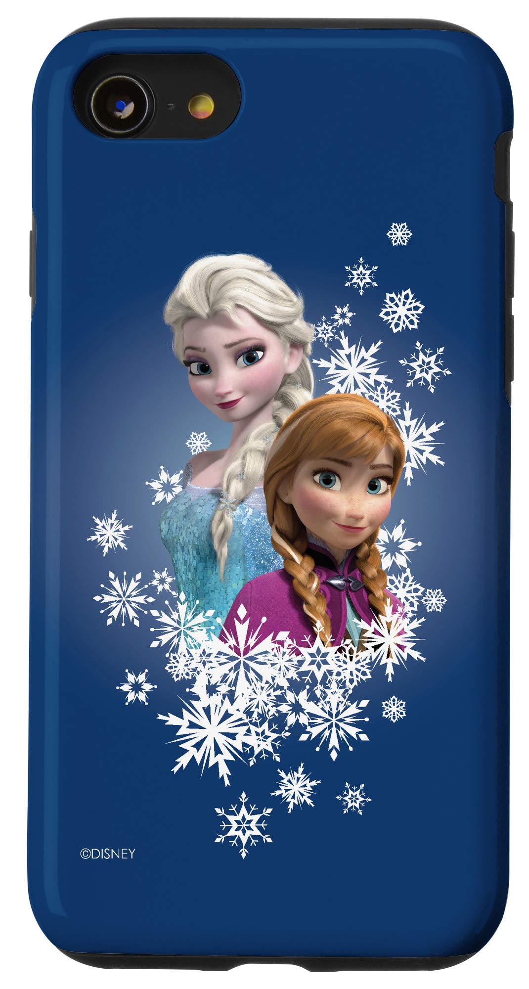 iPhone SE (2020) / 7 / 8 Disney Frozen Anna and Elsa Sisters and Snowflakes Case