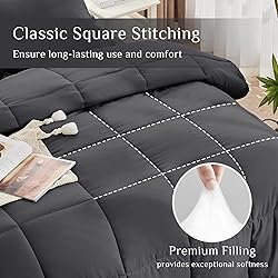 JOLLYVOGUE Twin Comforter Set, Ultra-Soft Bed in a