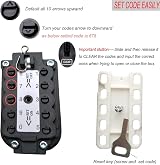 Nestling Combination Key Lock Box Outdoor Wall Mounted Safe Key Box view 8