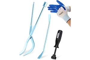 Orion Motor Tech Drum Brake Tool Kit, 3 pc Drum Brake Adjustment Tool Set with Brake Spring Compressor Tool and Brake Spoon, Double Ended Brake Spring Pliers for Brake Spring Removal and Installation