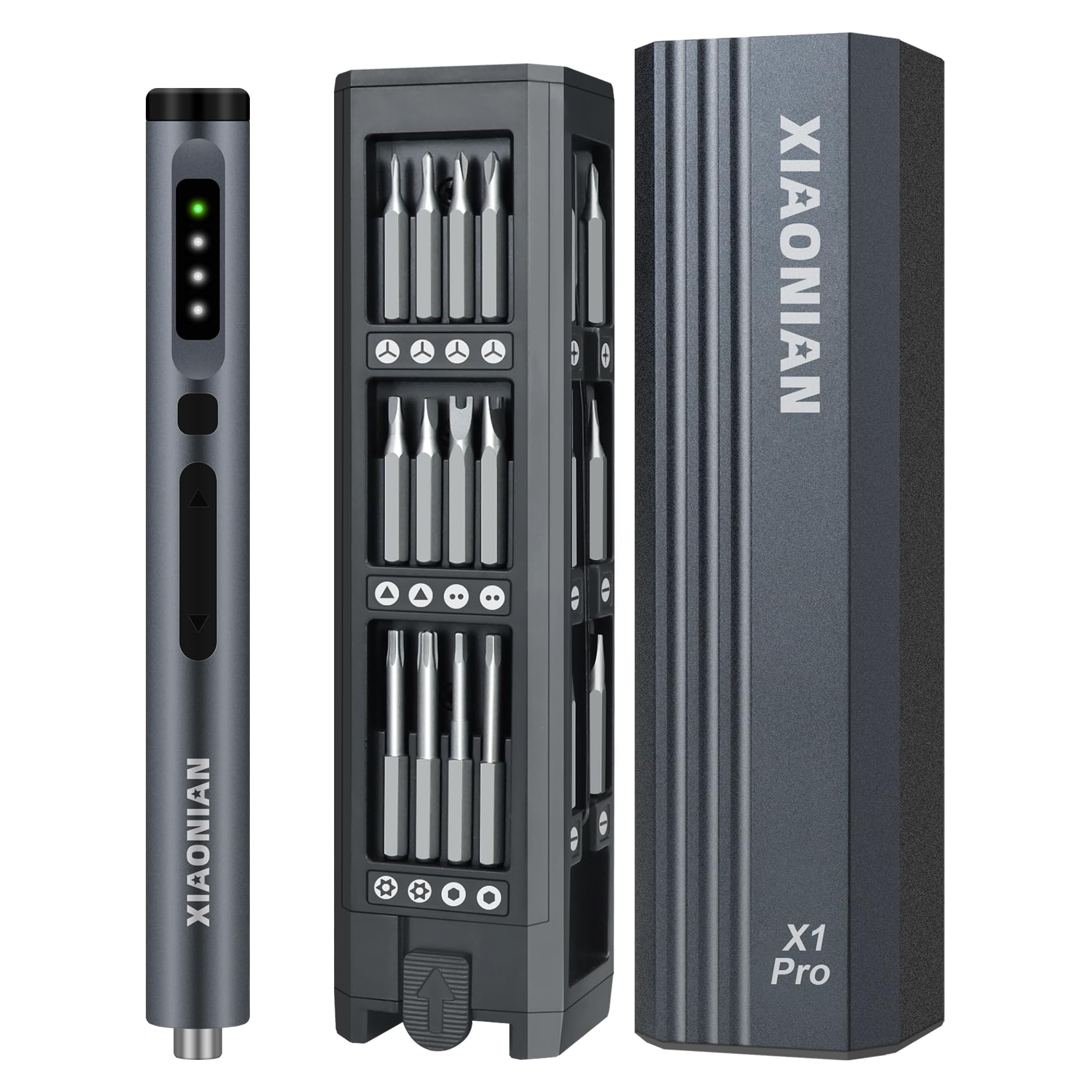 Photo 1 of 3.7V Precision Electric Screwdriver Set,50 IN 1 Small Power Magnetic Storage Mini Electric Screwdriver Cordless Set USB Charging Repair Tool Kit for Electronics Laptop Phone Camera Glasses Watch