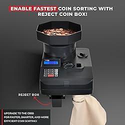 Cassida Heavy-Duty Coin Counter/Off-sorter