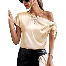 その他 Sheller shoulder ribbon satin tops shoulder ribbon satin tops – shéller / シェリエ