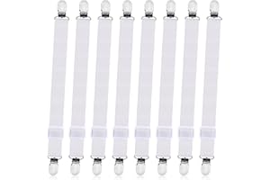 Adjustable Bed Fitted Sheet Straps Holders for Corners Bed Sheet Straps Mattress Clips Elastic Attache Drap Contour for Fitte