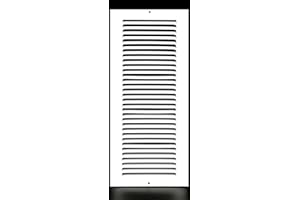 HVAC PREMIUM 6" x 14" Return Air Grille - Sidewall and Ceiling - HVAC Vent Duct Cover Diffuser - [White] [Outer Dimensions: 7.75w X 15.75" h]