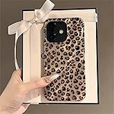 inewateri Compatible for iPhone 16 Plus Case with Cute Cheetah Leopard Print Retro Aesthetics Design Soft Slim TPU Shockproof Protective Bumper Glitter Shiny Phone Cover-Gold