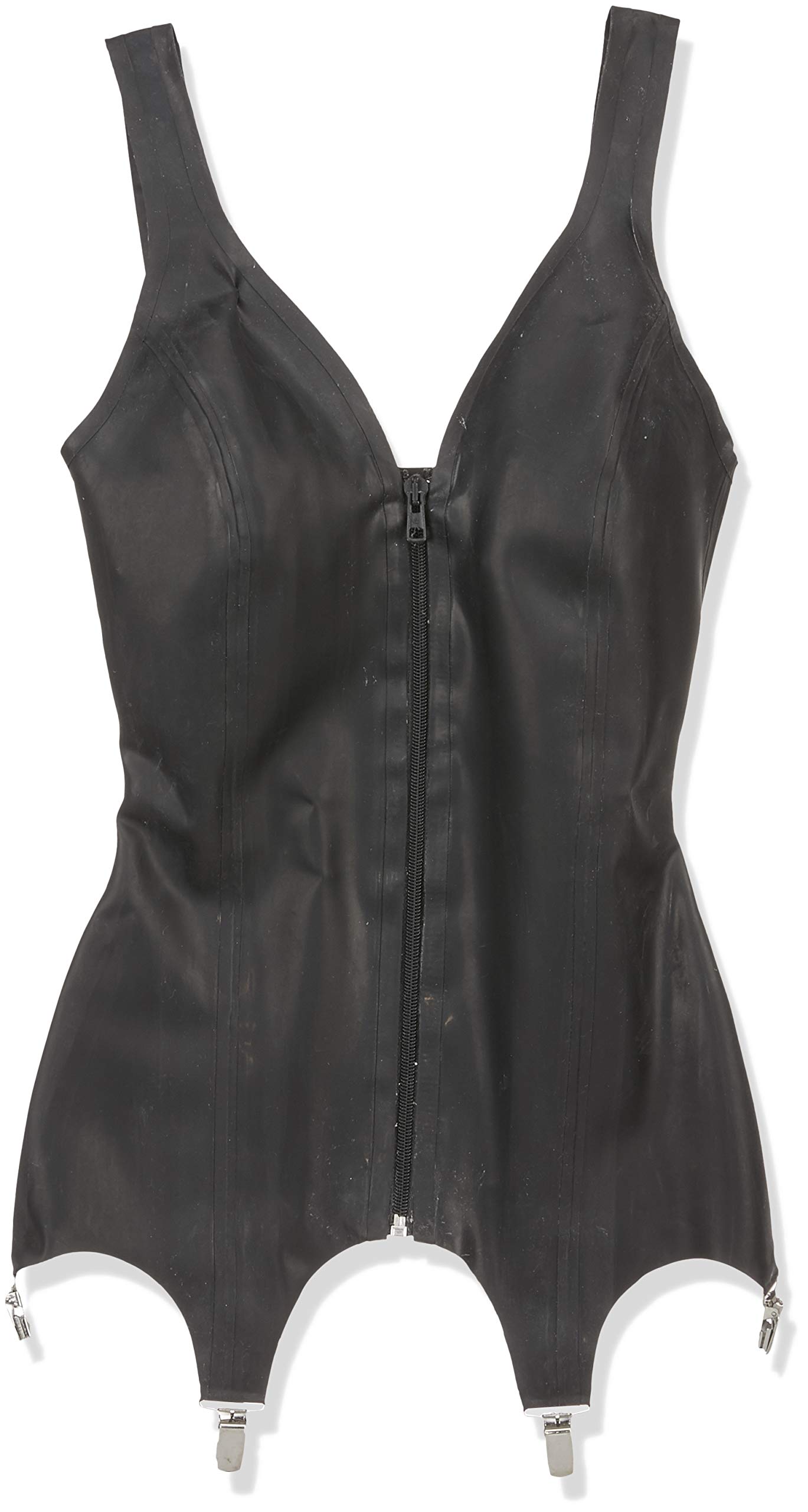 Late X Women's 29011371021 Latex Basque black The Latex Collection Small, (Nero 001), S UK