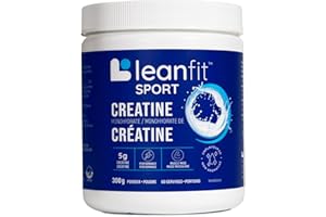 LEANFIT CREATINE MONOHYDRATE Powder, Unflavoured - Creatine Supplement for Increased Muscle Mass, Enhanced Energy & Improved 