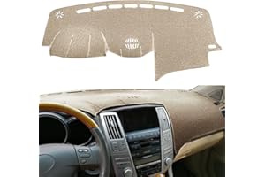 Fcovergurus Dash Cover Mat Custom Fit for 2004-2006 Lexus RX330,2007-2009 RX350, 2006-2008 RX400h, Dashboard Cover Pad Carpet Protector (beige) F82