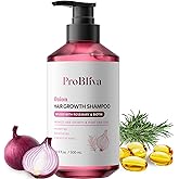 Onion & Biotin Hair Growth Shampoo: Rosemary Infused Shampoo for Hair Loss and Thinning Hair - Promotes Healthier, Thicker and Stronger Hair for Women and Men