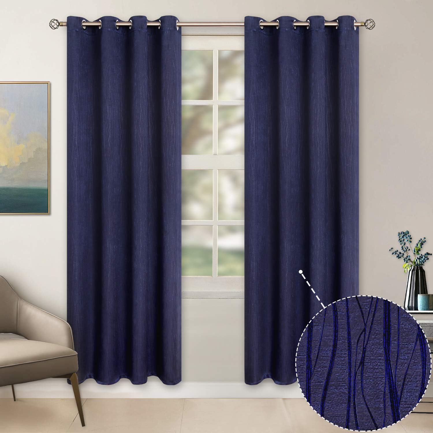 Best navy blue living room sets
