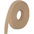 MECCANIXITY 1/2 Inch Double Fold Bias Tape Polyester Continuous Bulk Bias Tape for Sewing,Seaming Quilting Hemming Binding Crafts (Khaki 10 Yards)