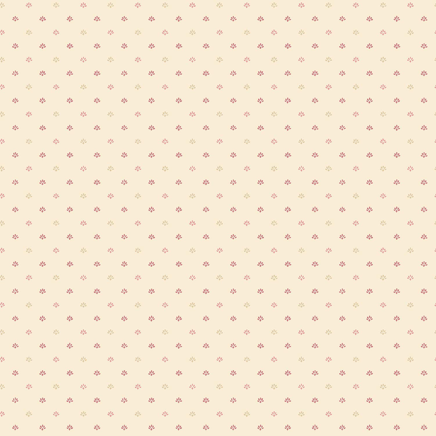 Galerie G67902 Miniatures 2 Mini Print Motif Design Wallpaper, Dark Pink/Cream, 10m x 53cm