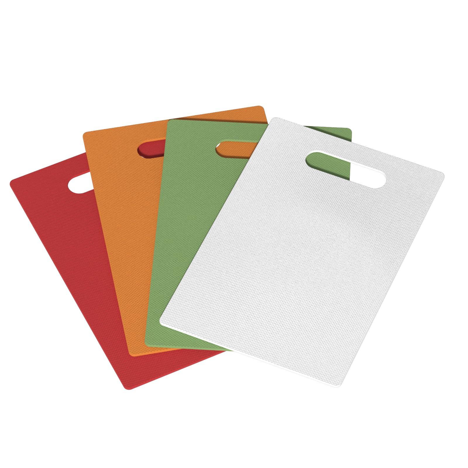 Nihenok 4 Packs Mini Plastic Cutting Boards, Small Kitchen Chopping Board Mats