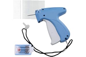 DGQ Clothes Tagging Gun Professional Standard Retail Price Tag Attacher Gun Kit with 6 Needles & 5000pcs 1" Barbs Fasteners