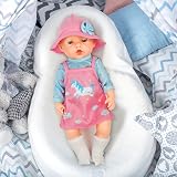 Aolso Baby Doll Clothes 14-18 Inch Dresses Set with Coat Hanger Pink-Blue view 7