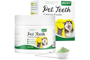 VYAJI Dog Dental Powder - Dog Towder for Fresh Brea al & Gastrointestinal le for Large, Medium & Small Dogs\