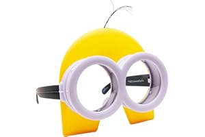 Sun-Staches Minions Costume Accessories | Official Minions Goggles, Hat, Gloves | One Size Fits Most