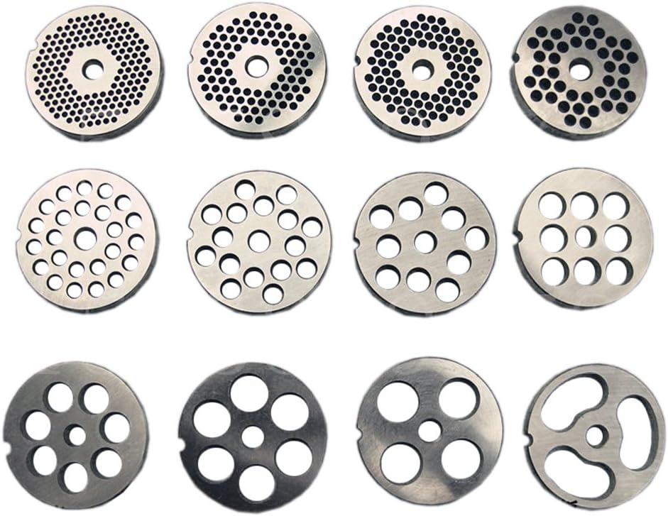 Tool Parts #22 Type Replaceable Meat Grinder Plate Hole 3-24mm Manganese Steel Chopper Disc For Mixer Food Chopper - (Color: 6mm)