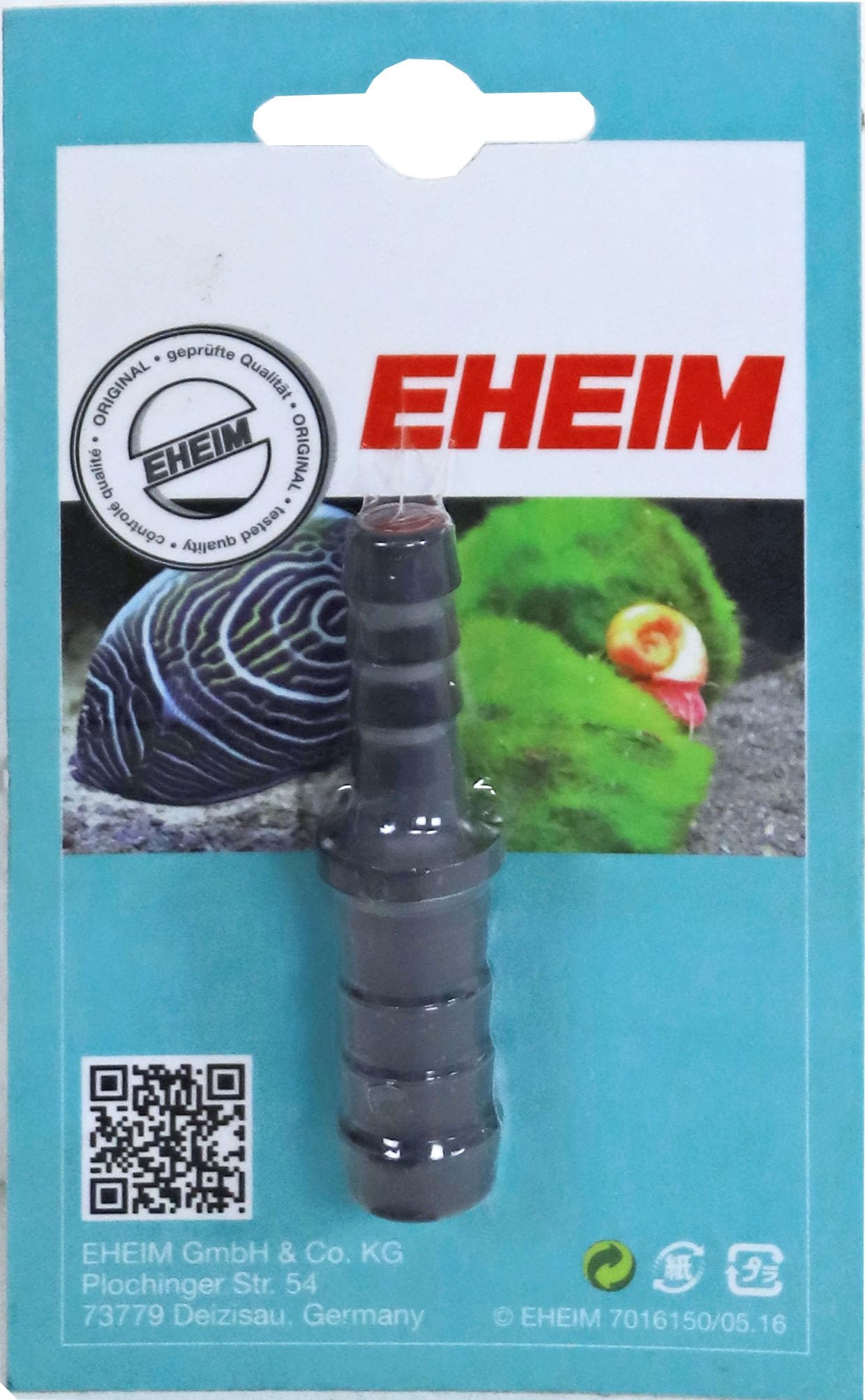 Eheim Reducing Piece Aquarium Fliter, 12/16-9/12 mm