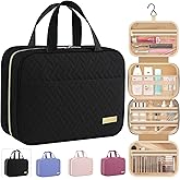 HOTOR Travel Toiletry Bag - Hanging Toiletry Bag for Women & Men, Makeup Bag/Big Comparment, Waterproof for Travel Accessorie